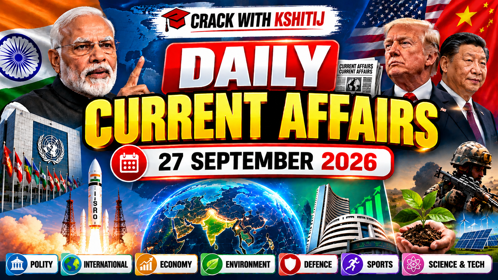 Daily Current Affairs 27 September 2026: Tourism, Sports & Important Days